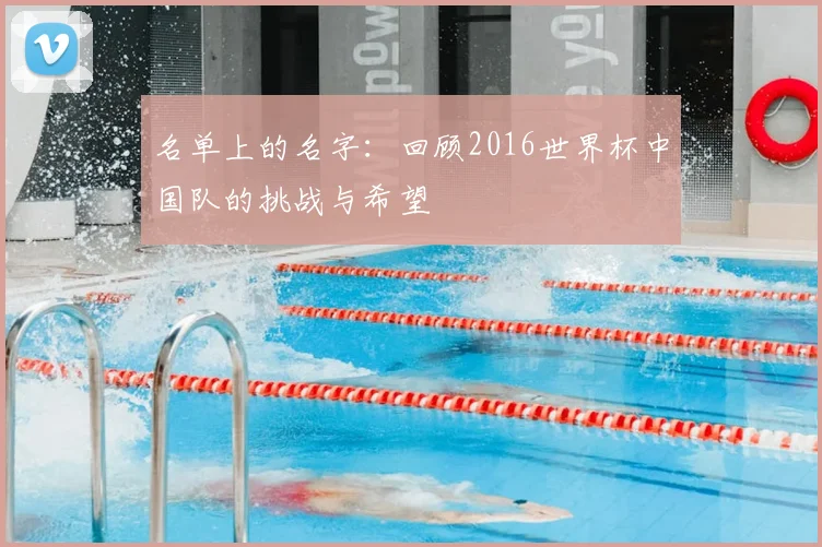 名单上的名字：回顾2016世界杯中国队的挑战与希望